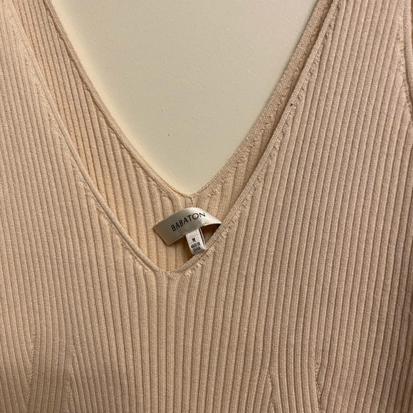 Babaton knit sculpt tank - cream - Picture 2 of 3